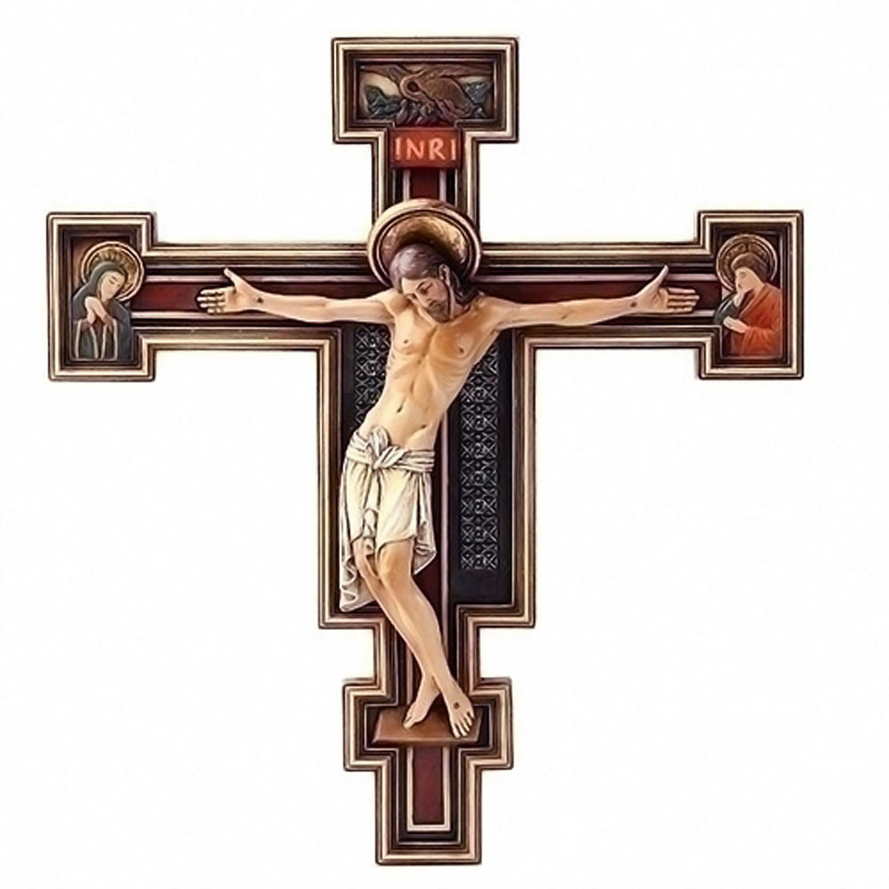 10 inch Resin Cimbue Crucifix