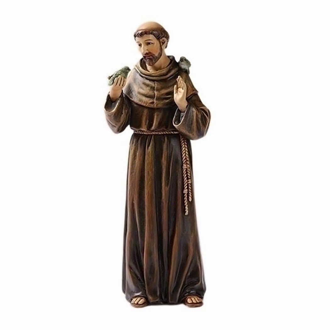 Saint Francis of Assisi Statue - 6 inches tall - from the Joseph Studio Collecti