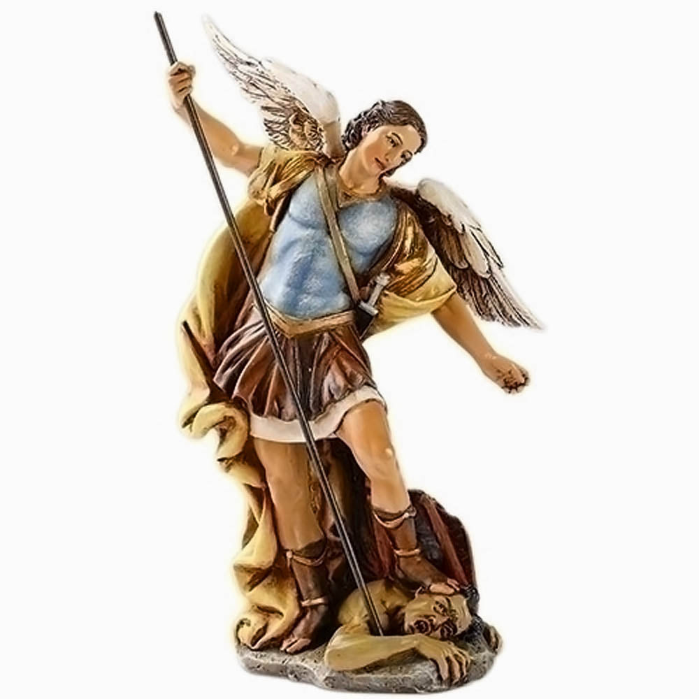 7 inch Saint Michael the Archangel Statue - from the Joseph Studio Collection