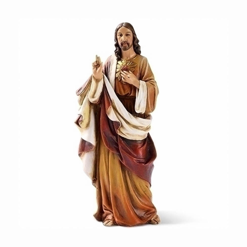 6 inch Sacred Heart of Jesus Statue - from the Joseph Studio Collection