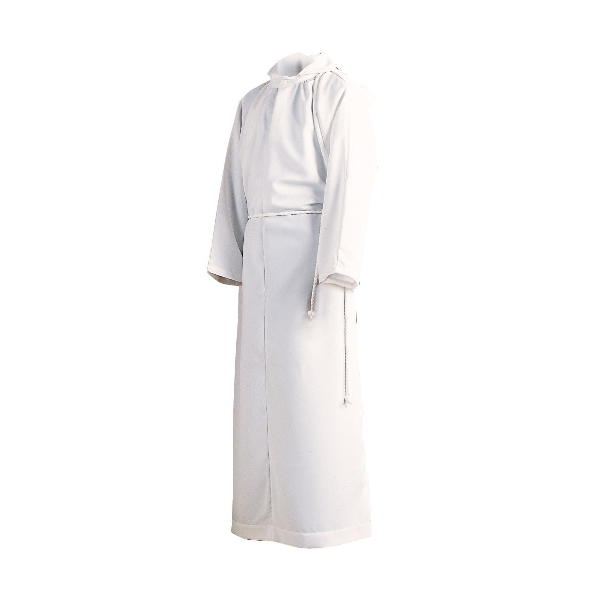Monastic Server Alb in White with Hood - 207