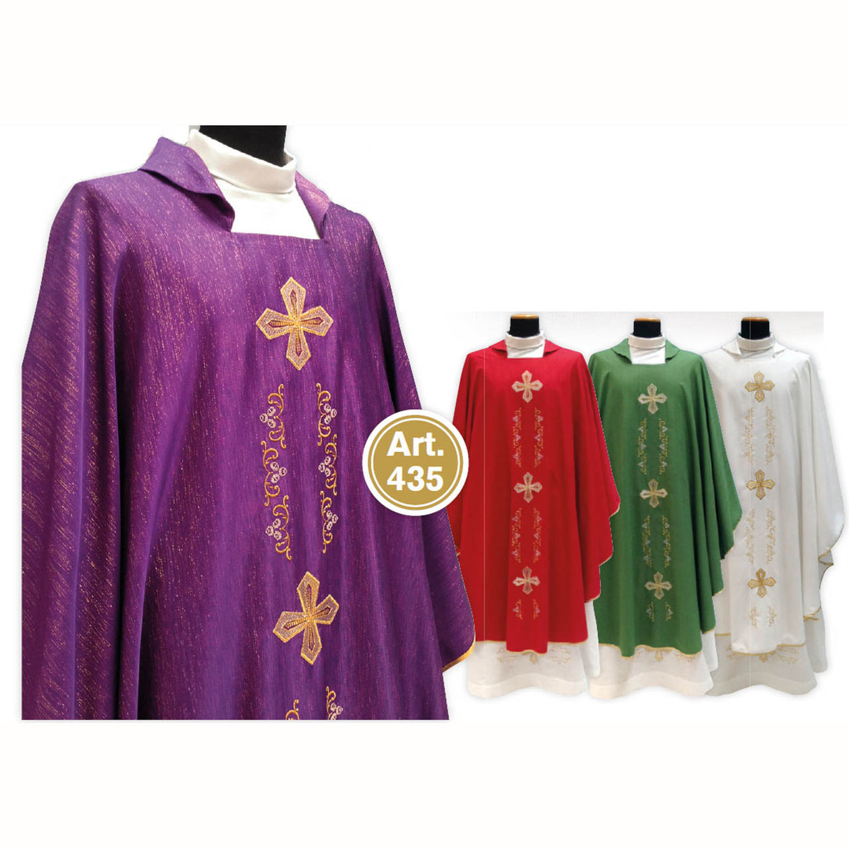 Bethania Gold Cross Chasuble 435