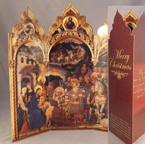 Deluxe Trifold Adoration of the Magi Cards - 12 count bag