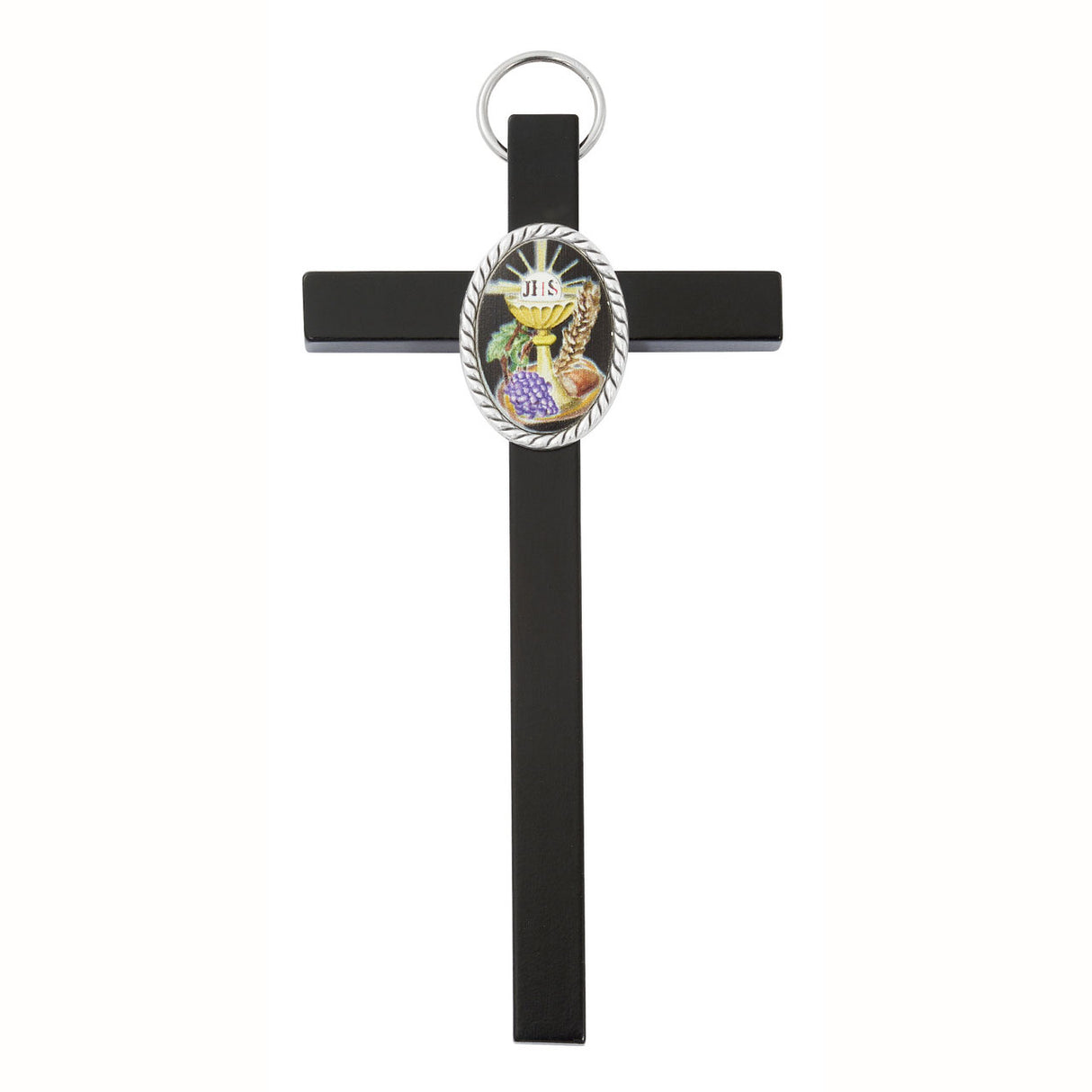 6 inch Black First Communion Cross 75-63