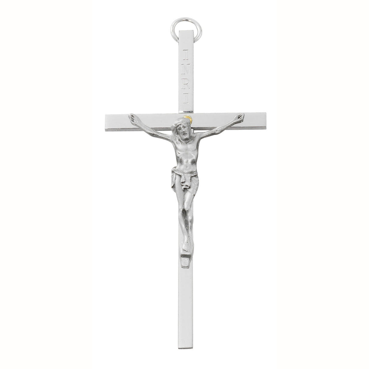 4 inch Aluminum Pocket Crucifix 79-17