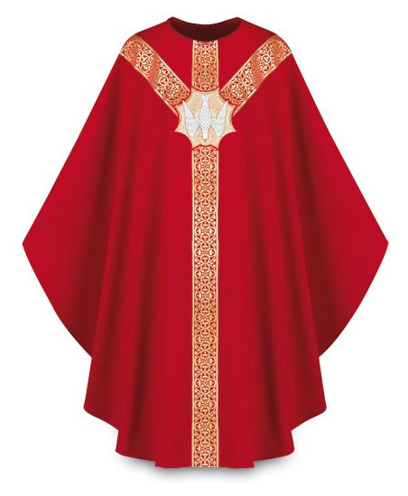 Gothic Holy Spirit Chasuble no. 3640