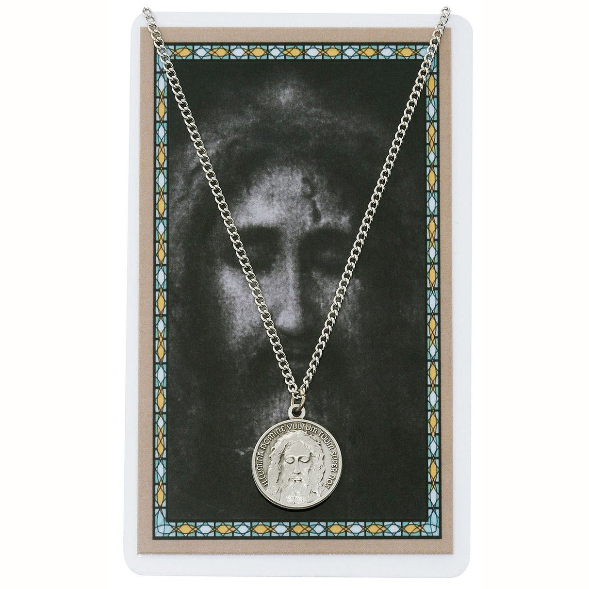 Holy Face of Jesus Pendant & Holy Card PSD100