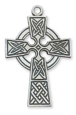 Celtic Cross Pendant in Sterling Silver L9031