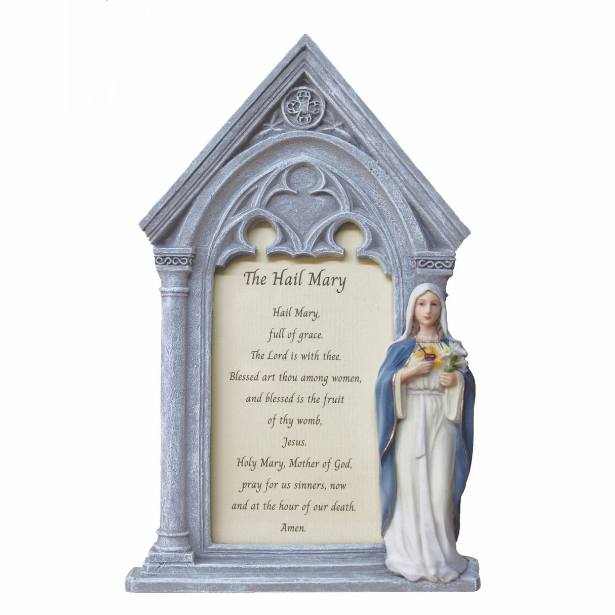 Immaculate Heart of Mary Prayer Frame Shrine