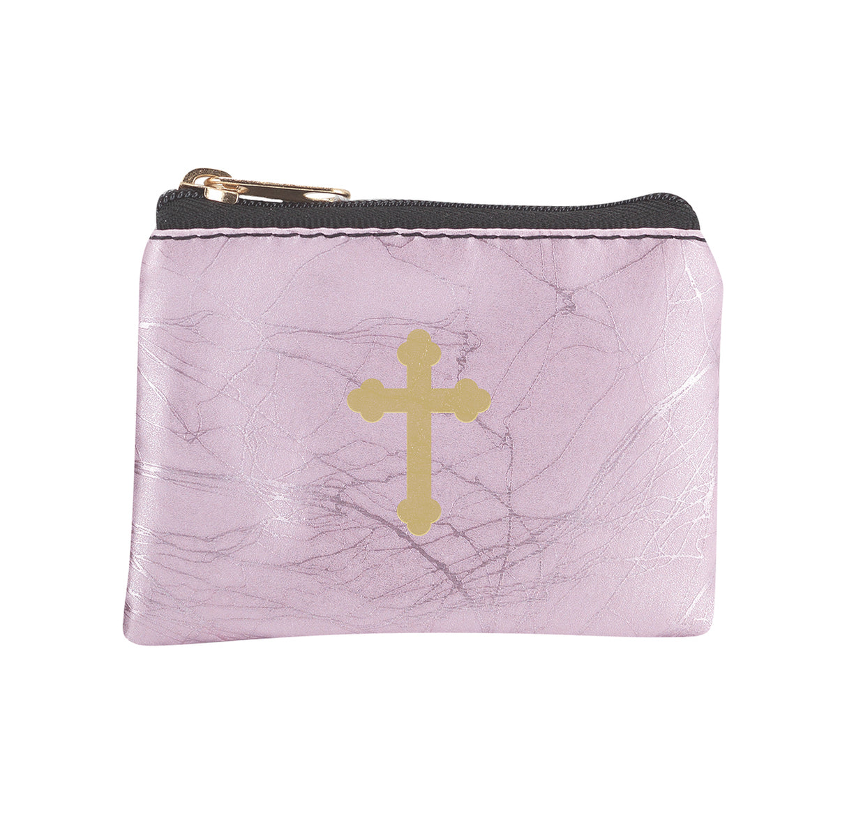 Mauve Patent Leatherette Rosary Case 1648MV