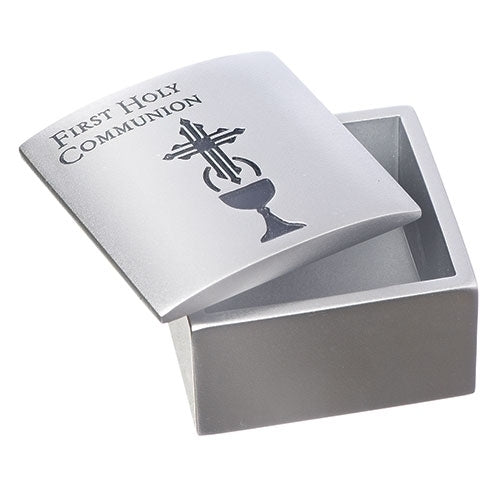 Pewter Finish Communion Box