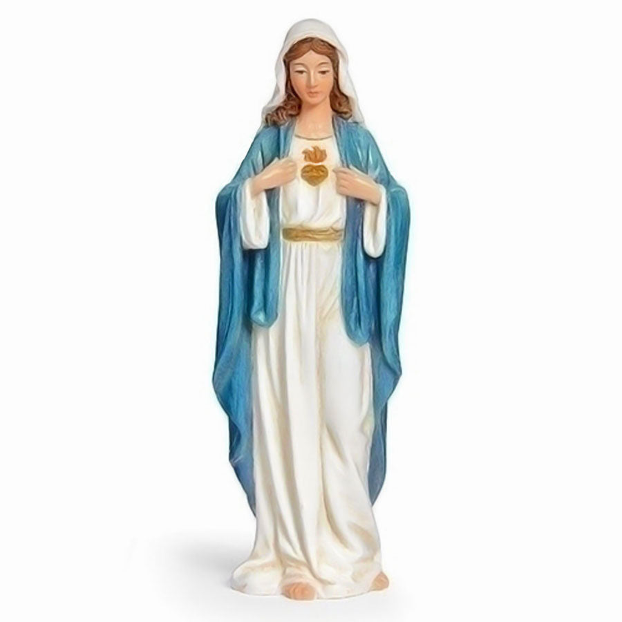 Immaculate Heart of Mary 4 inch boxed figure and holy card