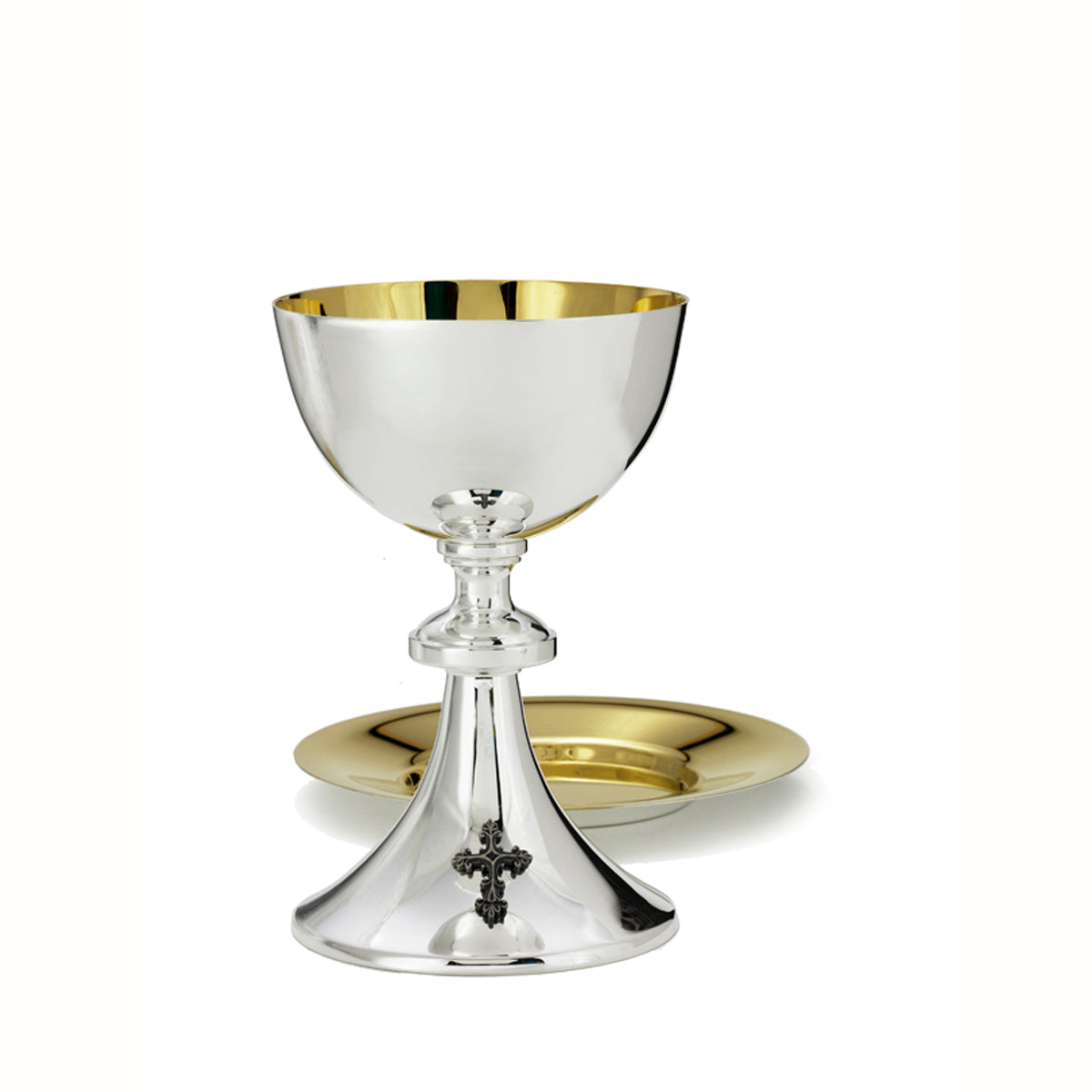 Silver Plate Chalice with Rounded Cup A-751S