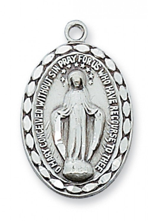 Sterling Silver Miraculous Medal L2MI