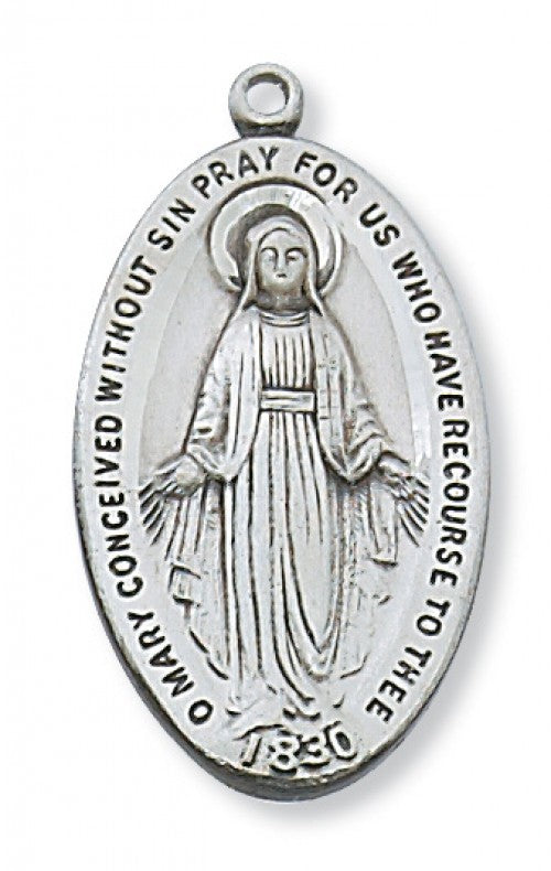 Sterling Silver Miraculous Medal L315MI