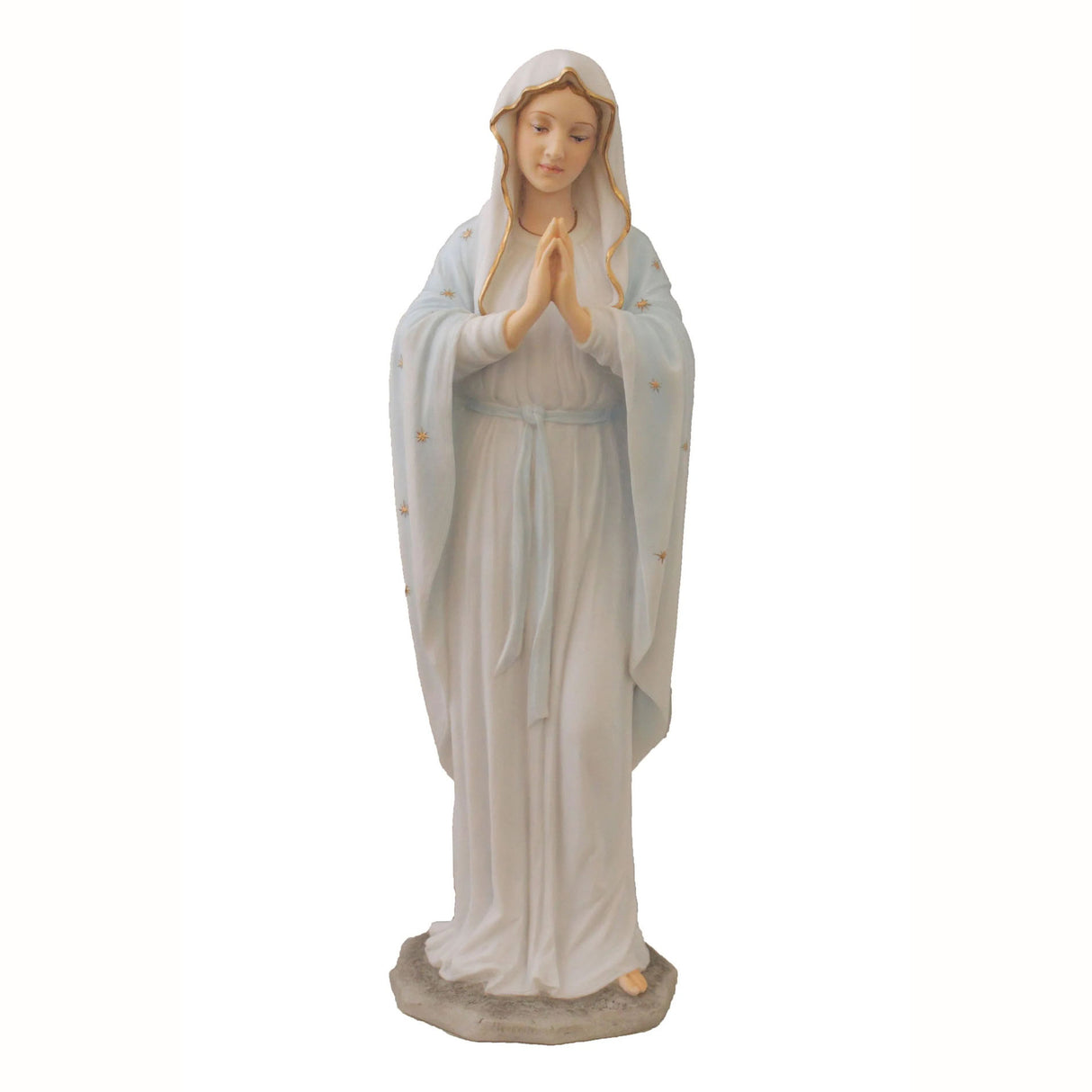 Praying Virgin Color Statue - 11-3/4 inches tall