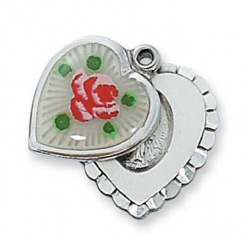 Cloisonne Sterling Silver Miraculous Medal LM6DH