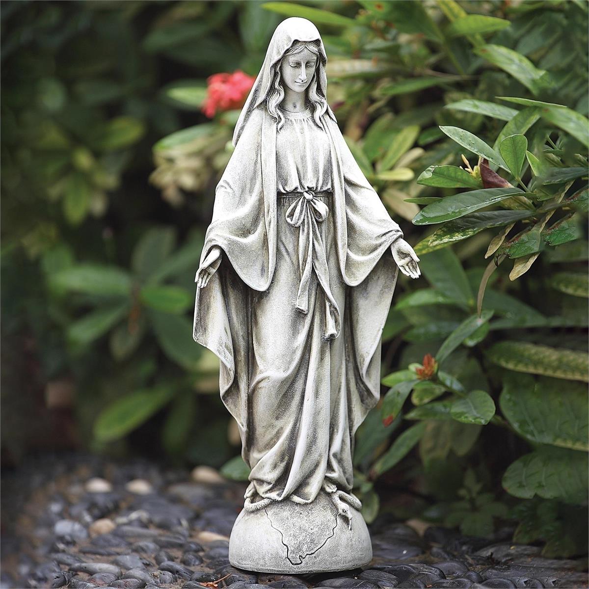 Our Lady of Grace Garden Statue - 14 inch - Joseph Studio Garden Collection