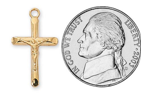 Sterling Silver Crucifix Pendant L8013