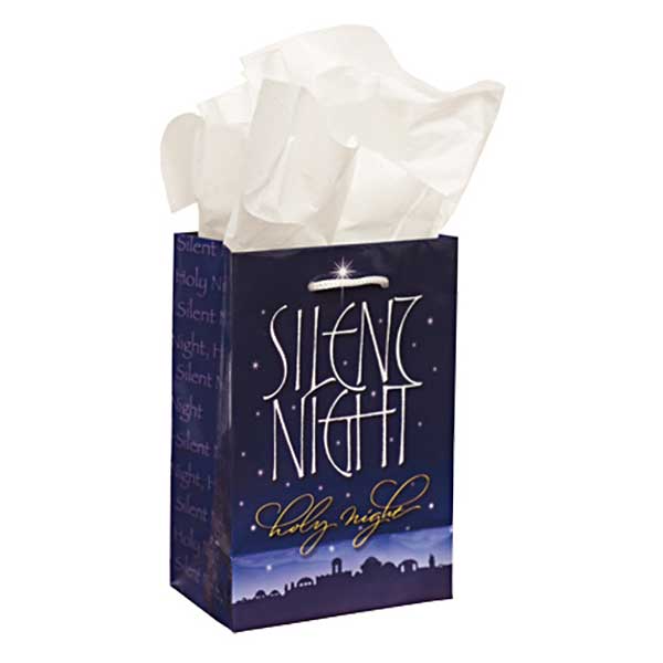 Small Silent Night Gift Bag