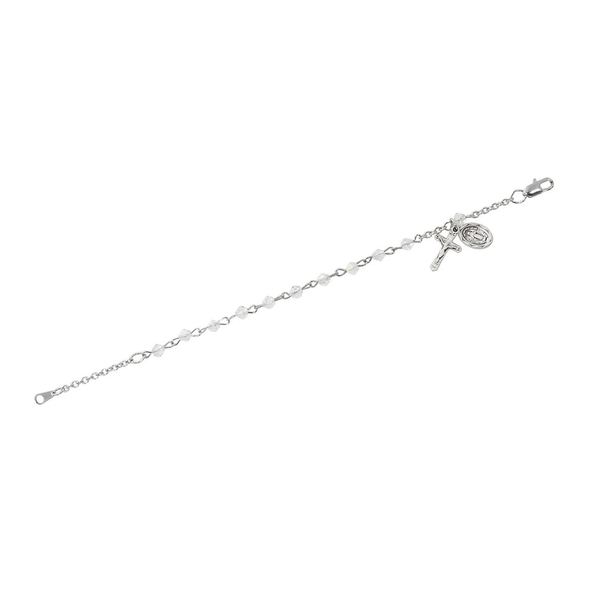 Deluxe Swarovski Crystal Rosary Bracelet for Youth BR26