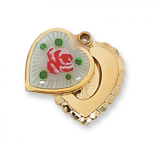 18KT Gold over Sterling Silver Miraculous Medal JM6DH