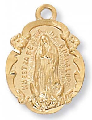Our Lady of Guadalupe Medal J1821GU