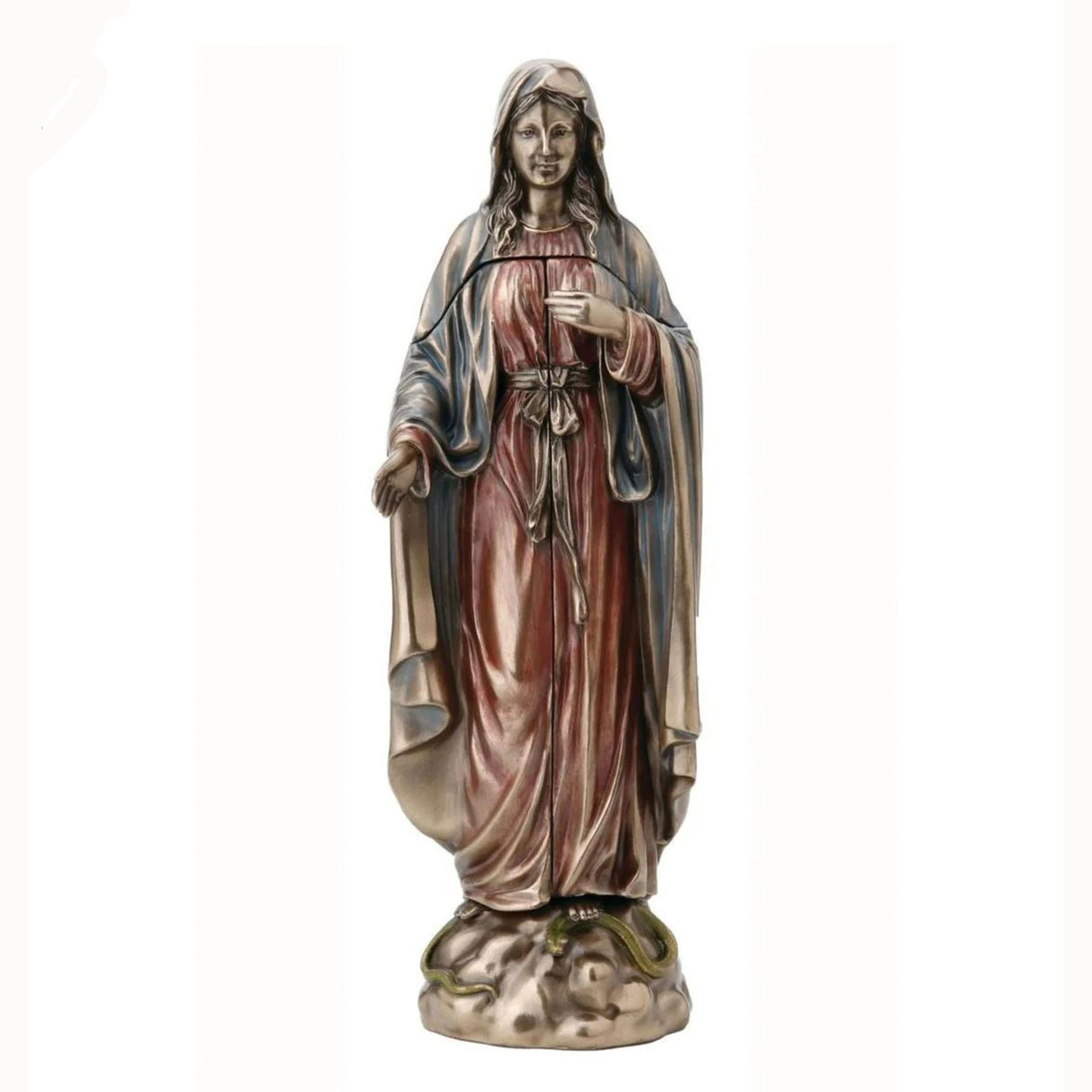 Annunciation in Our Lady of Grace Triptych in Cold Cast Bronze