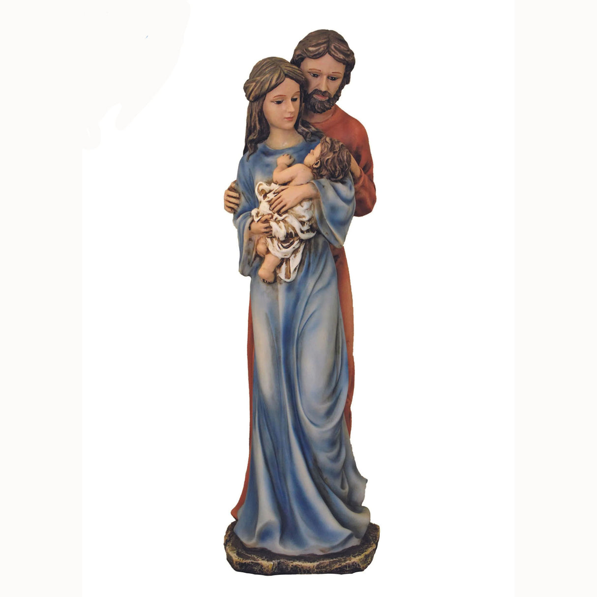 16 inch Standing Holy Family Full Color Statue