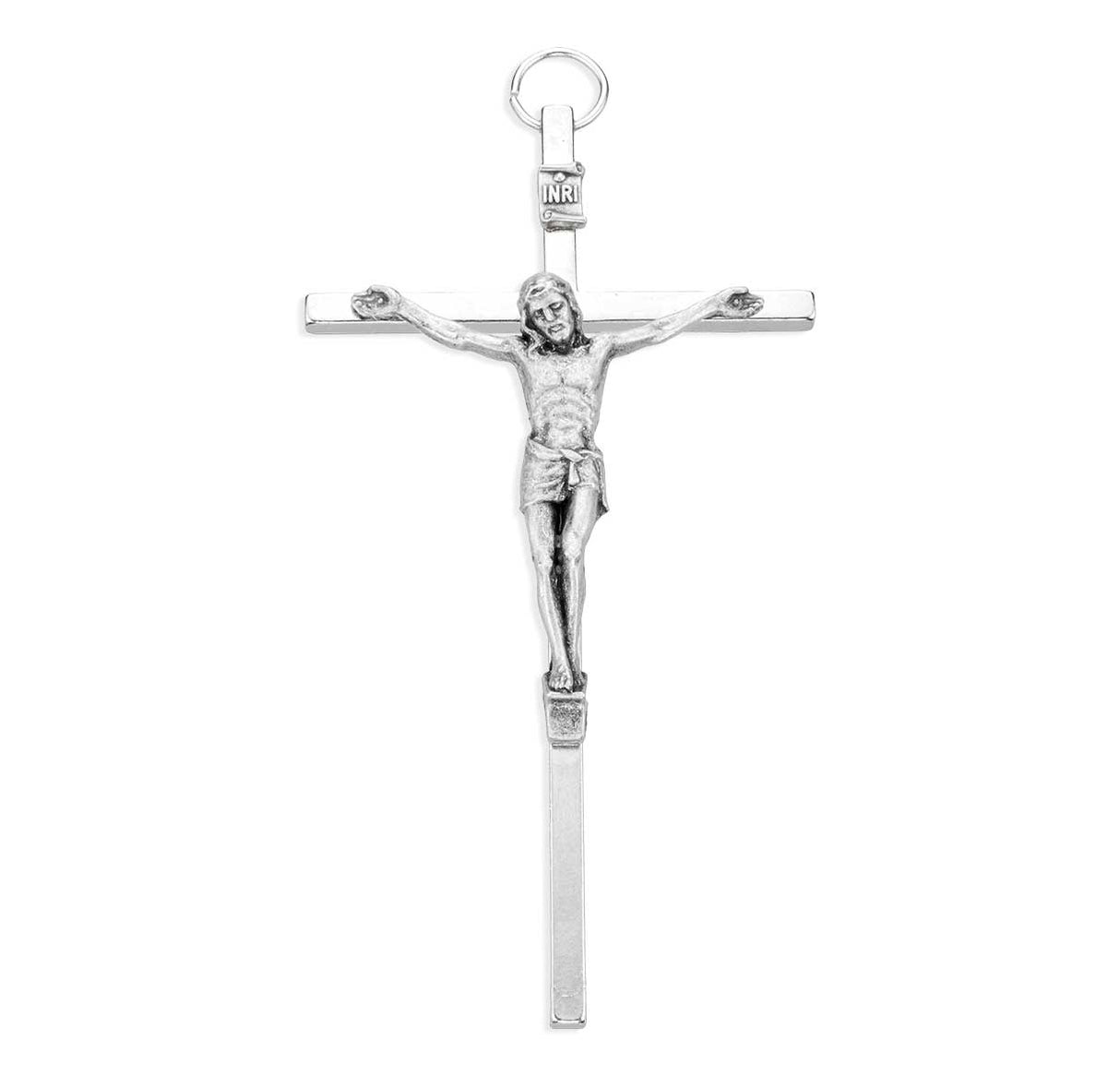 3.5 inch Crucifix with Silver Cross 22301S