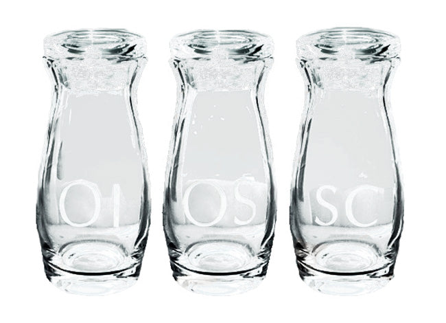 12oz Glass Chrismatory Set - no. 580