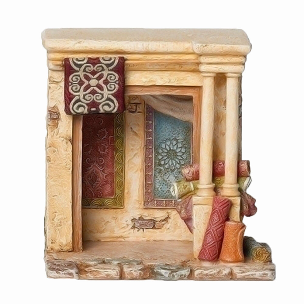 Fontanini Rug Merchant Shop for 5 inch Scale Scenes 55638