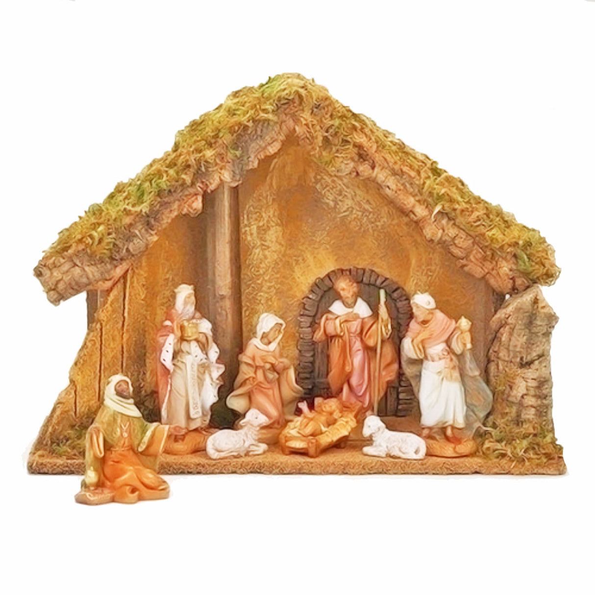 8 piece Fontanini Nativity Set with Stable - 5 inch scale 54428