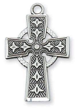 Celtic Cross in Sterling Silver Pendant L8083