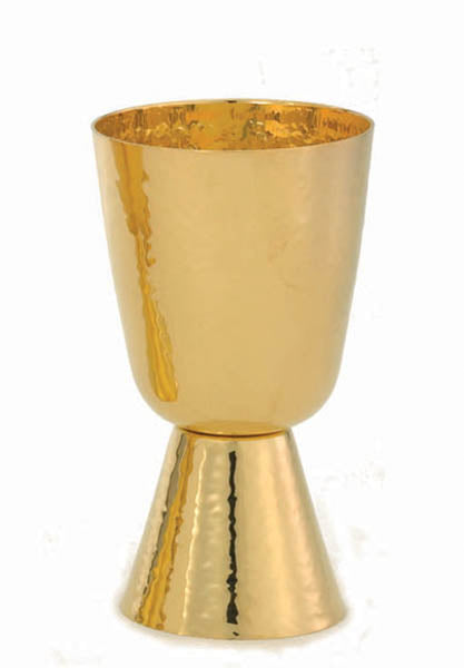 Gold Hammered Common Cup 715G