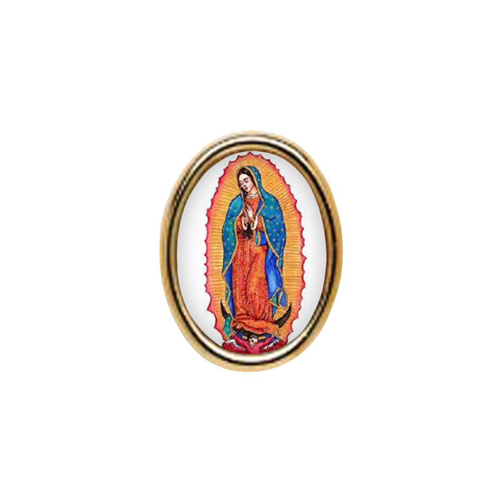 Our Lady of Guadalupe Photo-stlye Lapel Pin