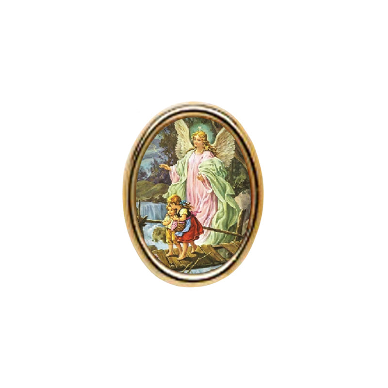 Guardian Angel Photo-style Lapel Pin