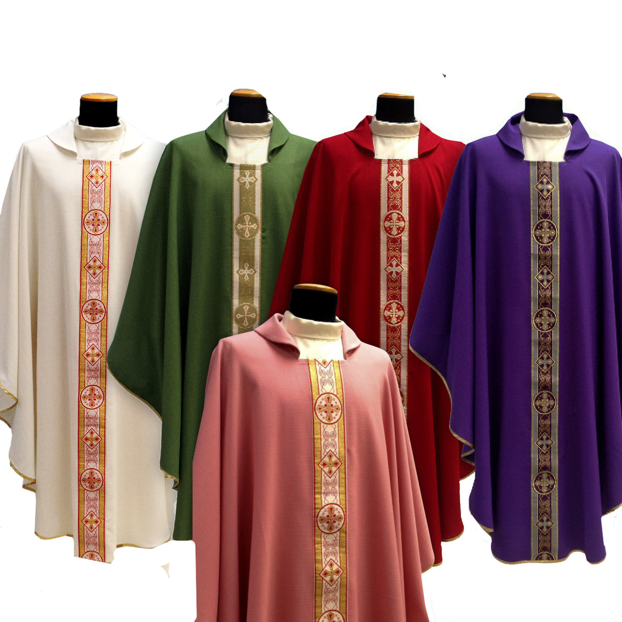 Banded Gothic Chasuble 825 by Solivari