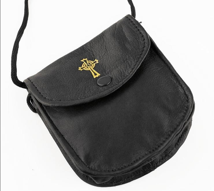 Leather Burse 2.75 x 2.75 with Gusset