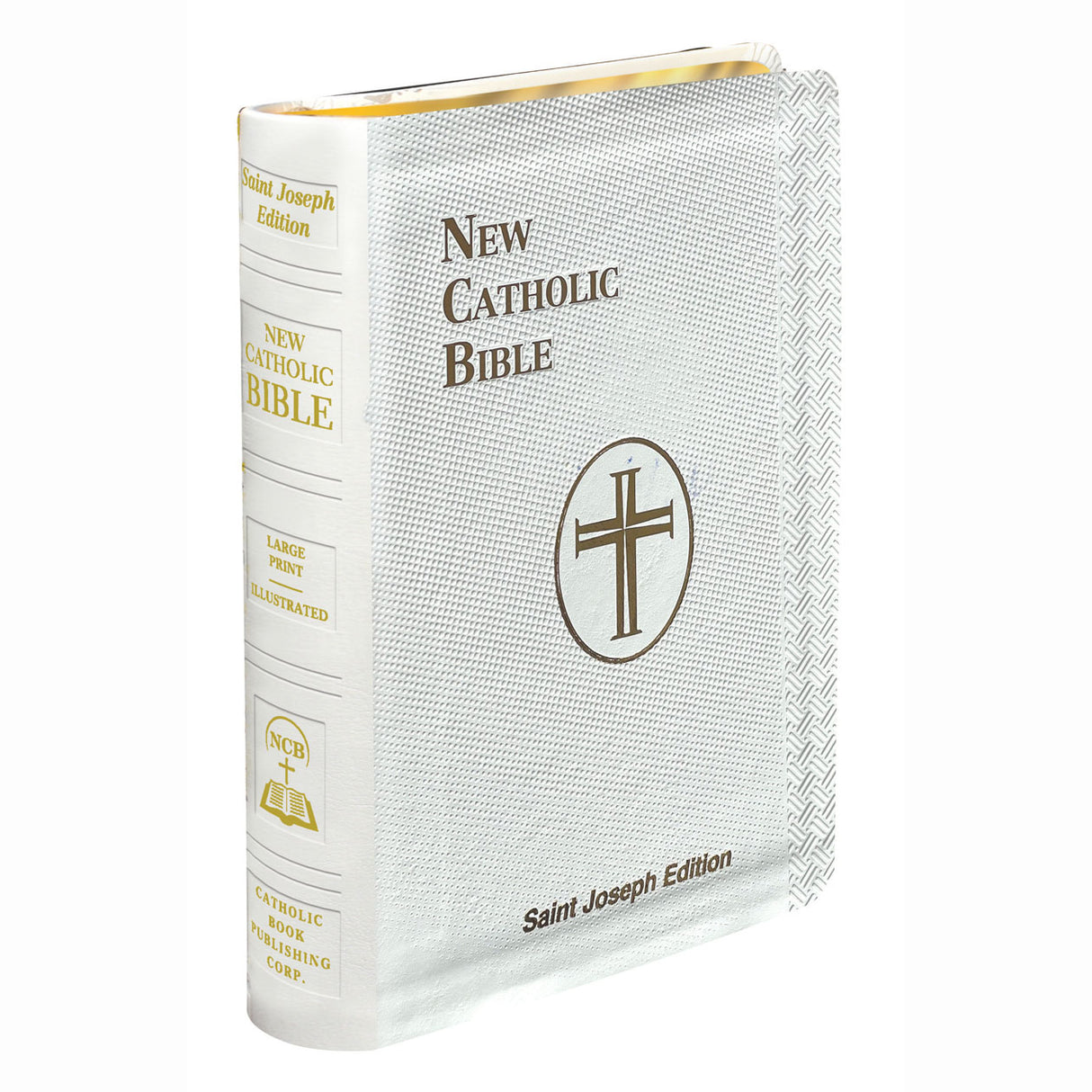 White Duralex Compact New Catholic Bible 606/19W