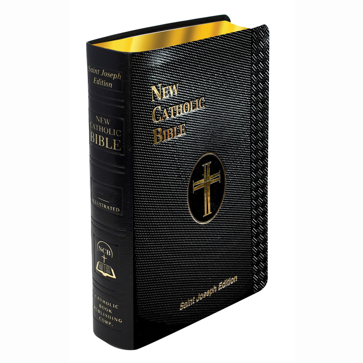 Black Duralex Travel Size Catholic Bible 606/19B
