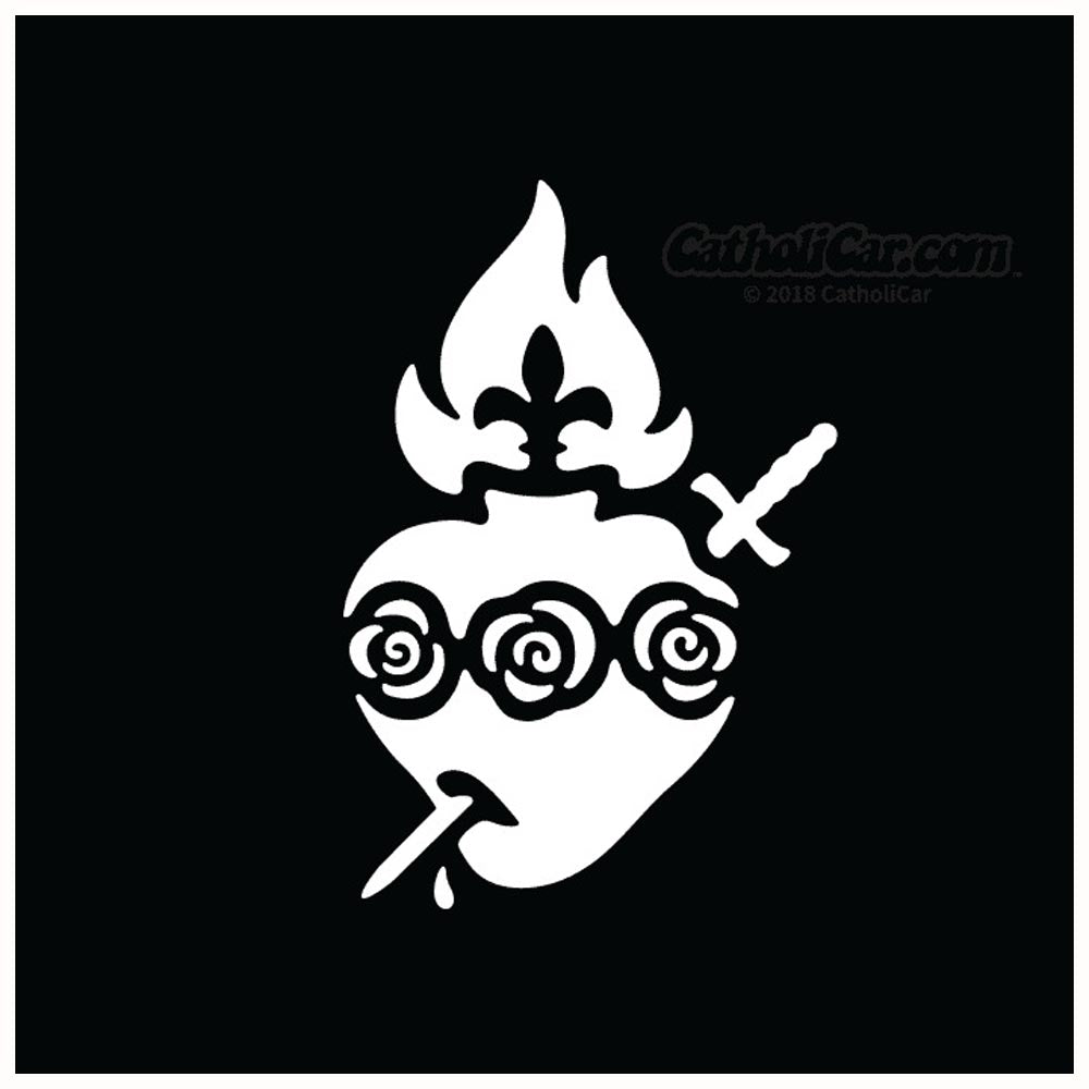 Immaculate Heart of Mary Car Decal