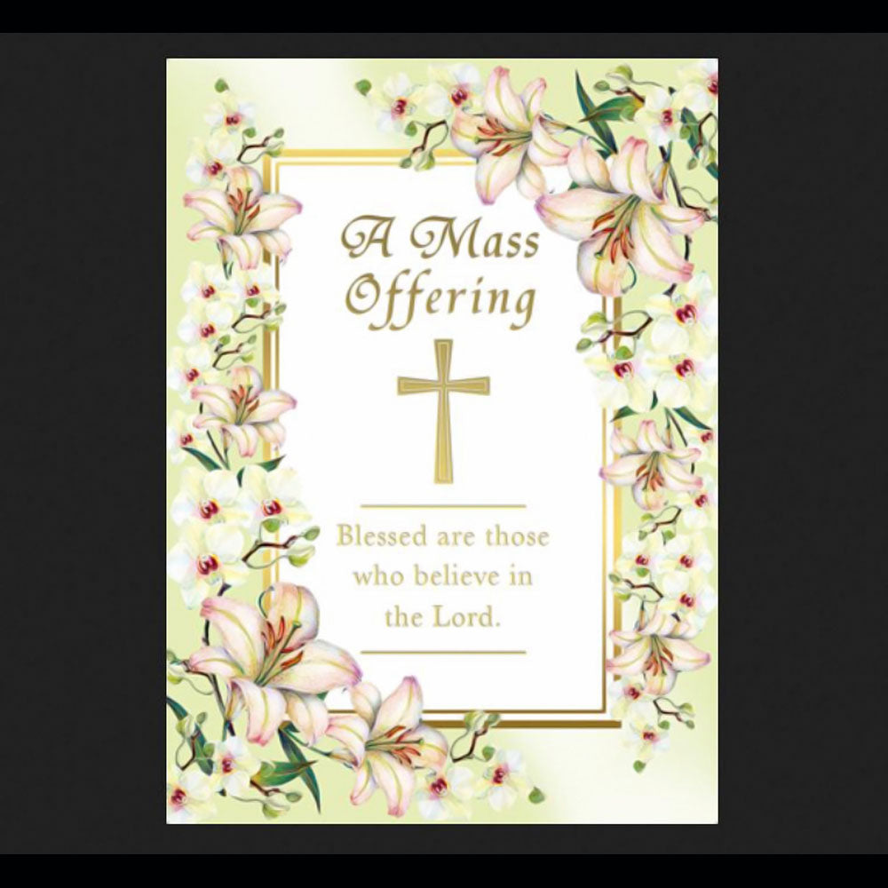 Blessed by the Lord Mass Cards for the Living 50ct