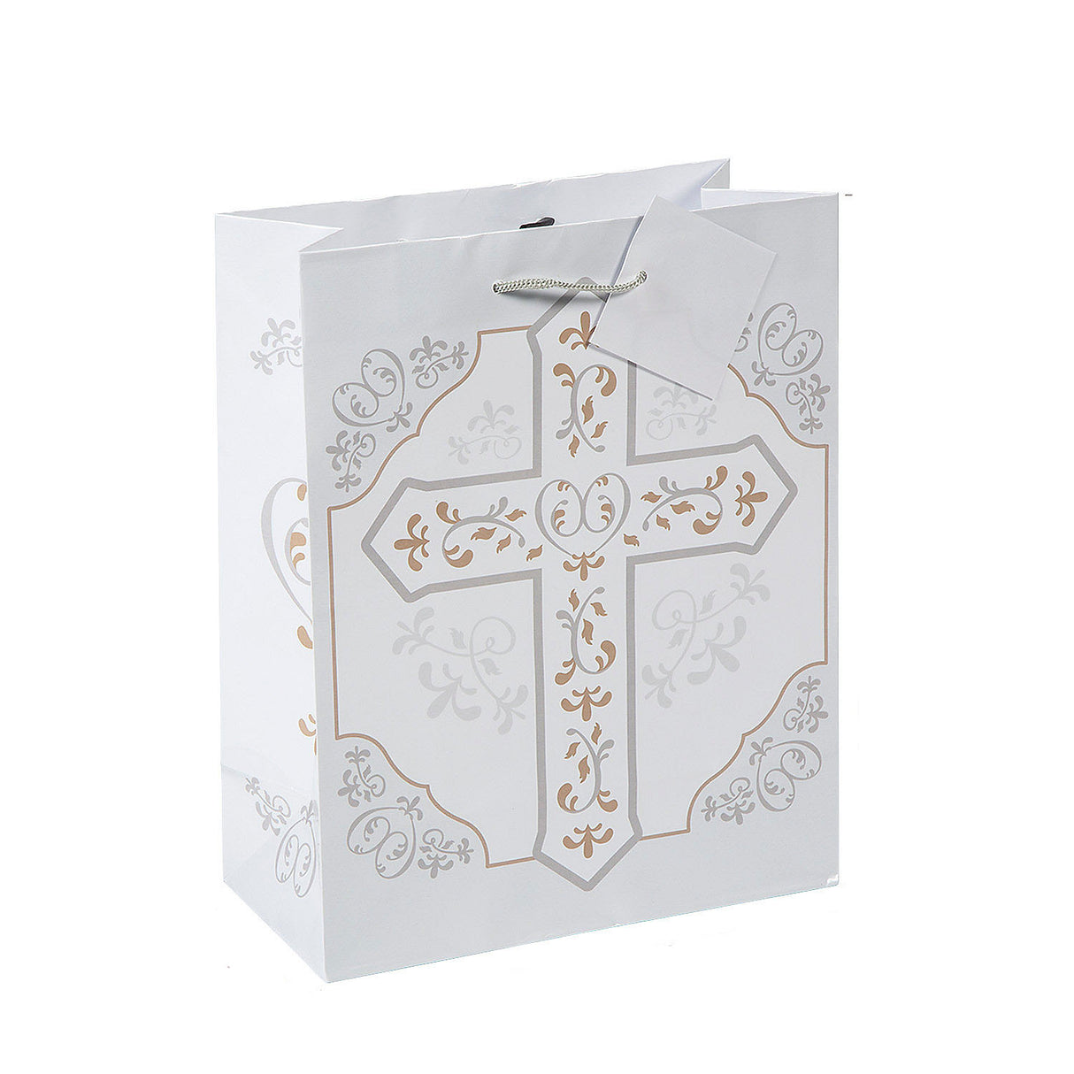Silver Cross Medium Gift Bag