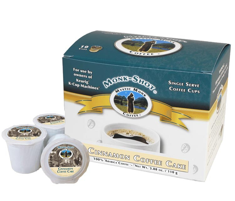 Monk-Shots Cinnamon Coffee Cake K Cup