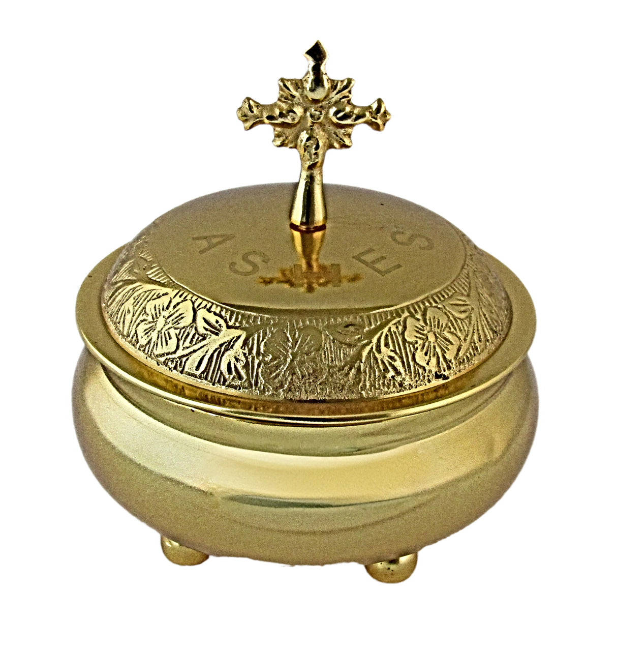 Brass Ash Dispenser with Lid
