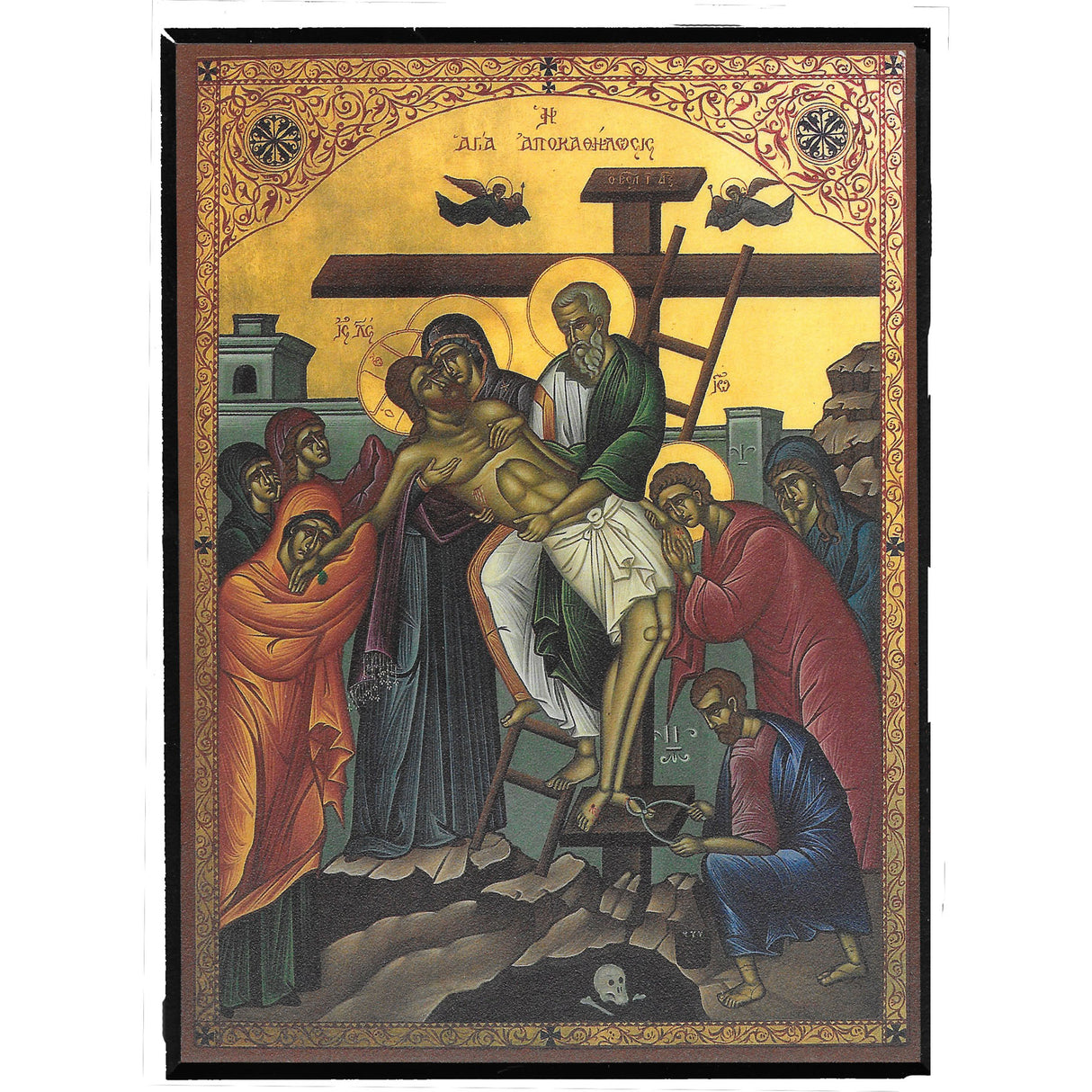 Descent form the Cross 6 x 7.5 inches Icon