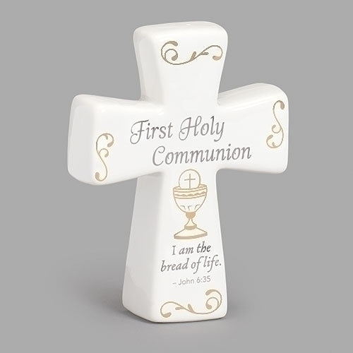 4-1/2 inch Self Standing First Communion Cross 21773