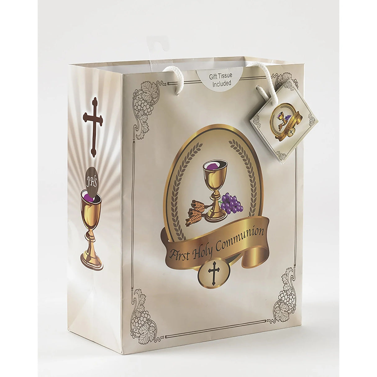 1st Communion Small Gift Bag with Tissue