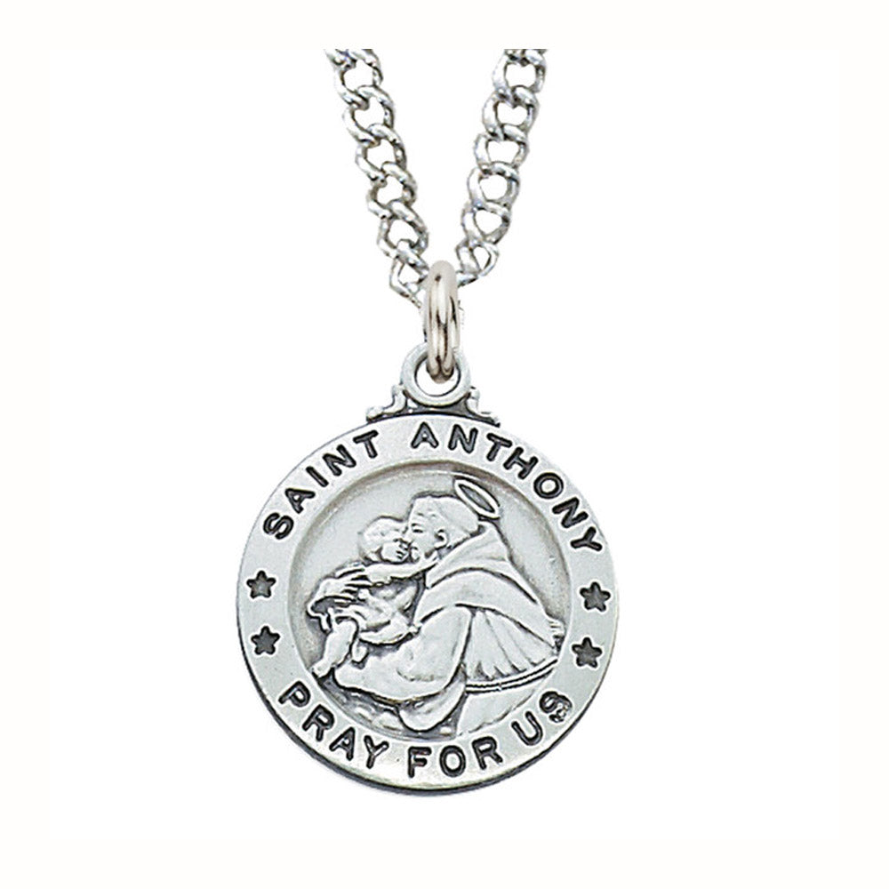 Saint Anthony Sterling Silver Medal L600AN